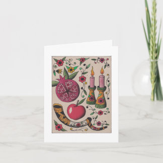 Judiska röster för fred Rosh Hashanah Card Kort