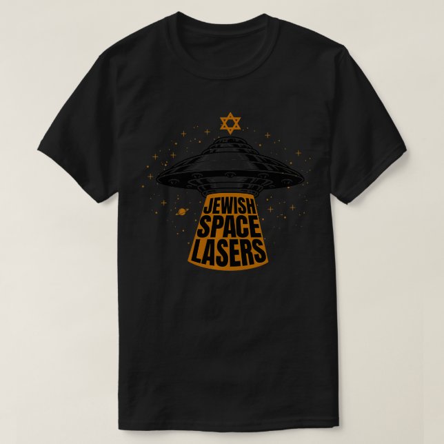 Judiska rymdlasrar t shirt (Design framsida)