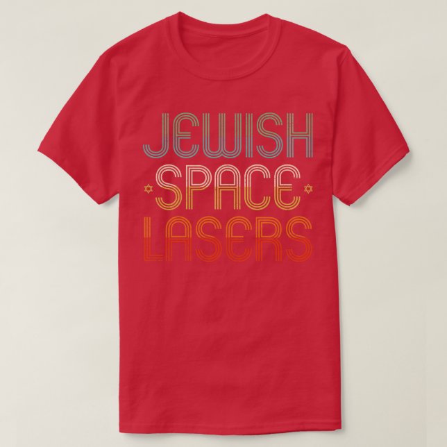 Judiska rymdlasrar t shirt (Design framsida)