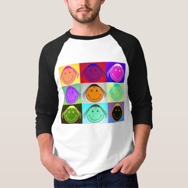 Judiska Smileys - Shalom T-shirt (Framsida)