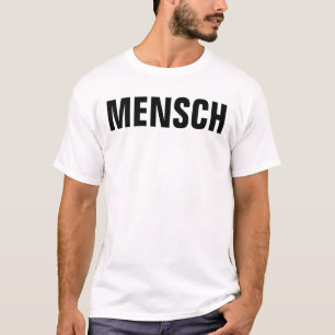 Judiska T-tröja, MENSCH T-shirt