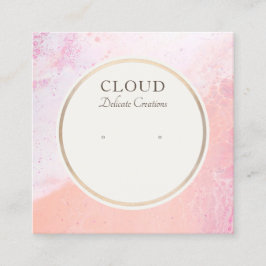 Judiska Visningen för kuststrutsfåglar Fyrkantigt Visitkort