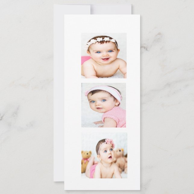 Judiskt foto som namnger Hebrew Girl-inbjudan Julkort (Framsida)