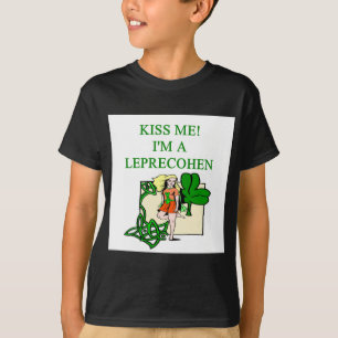 judiskt irländskt skämt för st patrick's daytro t-shirt