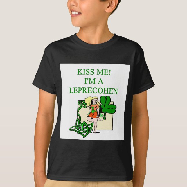 judiskt irländskt skämt för st patrick's daytroll t-shirt (Framsida)
