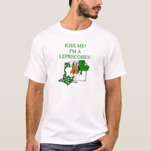 judiskt irländskt skämt för st patrick's daytroll tee shirt