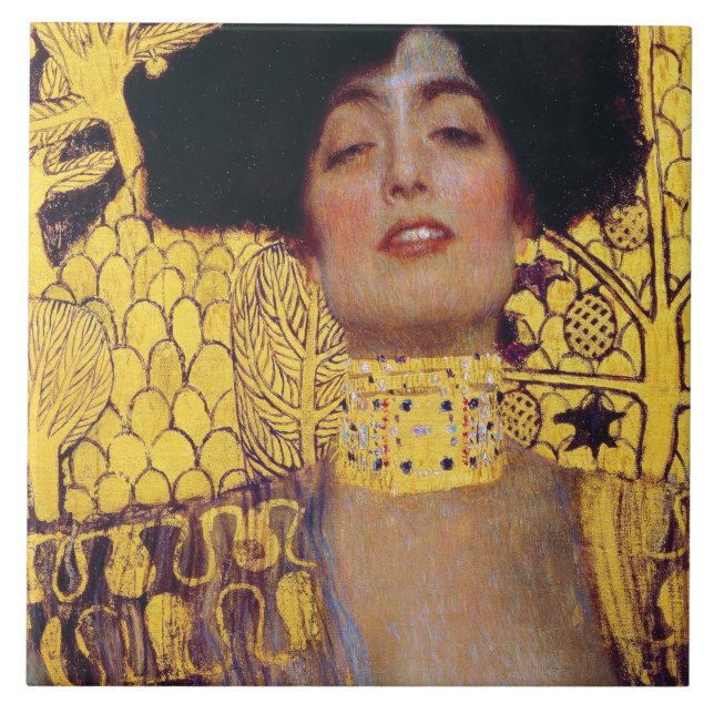Judith (Dam i Guld), Gustav Klimt Kakelplatta (Framsidan)