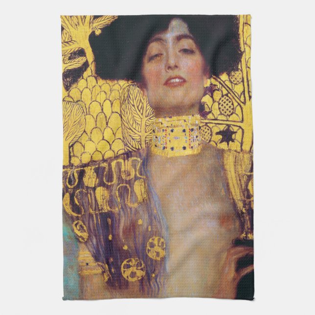 Judith (Dam i Guld), Gustav Klimt Kökshandduk (Vertikal)