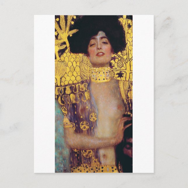 Judith (Dam i Guld), Gustav Klimt Vykort (Framsida)