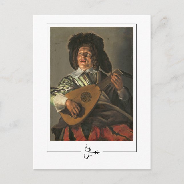 Judith Leyster #61 - Finkonst Postkort Vykort (Framsida)
