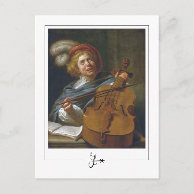 Judith Leyster #8 - Finkonst Postkort Vykort (Framsida)