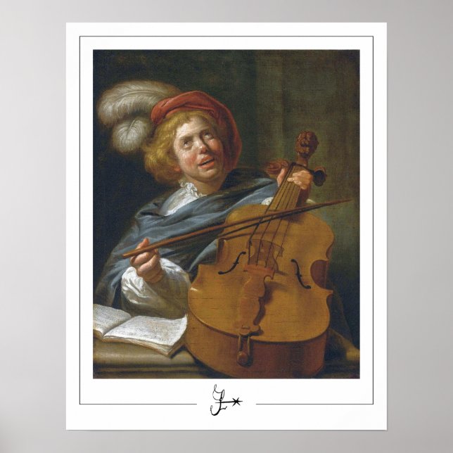 Judith Leyster Zedign Konstaffisch #8 Poster (Framsidan)