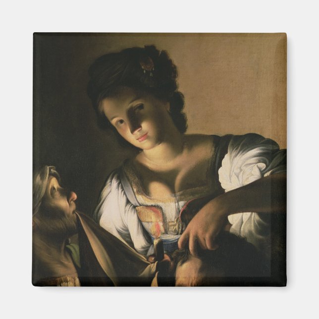 Judith med Holofernes chef, 1615 Magnet (Framsidan)