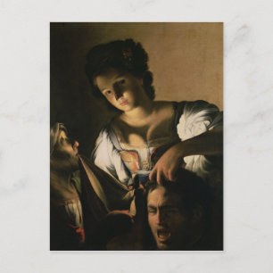 Judith med Holofernes chef, 1615 Vykort
