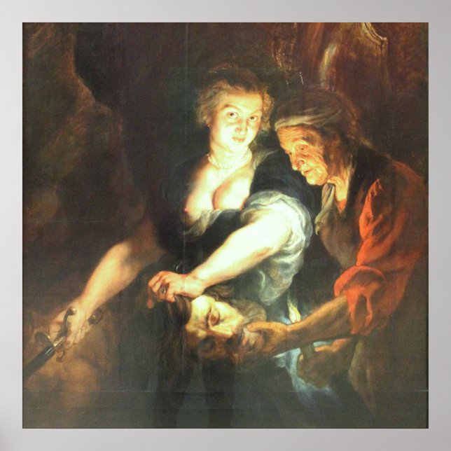 Judith med Holofernes chef Poster (Framsidan)