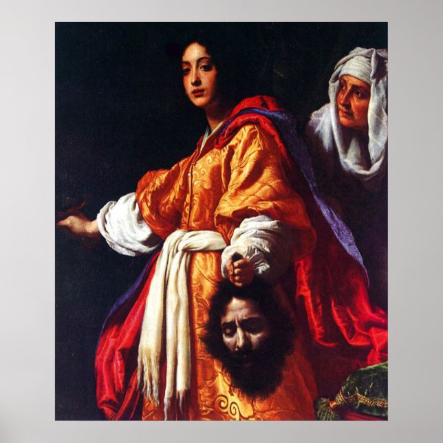 Judith med Holofernes chef Poster (Framsidan)