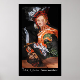 Judith med huvudet av Holofernes, efter Cranach Poster