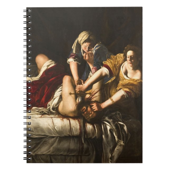 Judith Slay Holofernes - Artemisia Gentileschi Anteckningsbok (Framsidan)