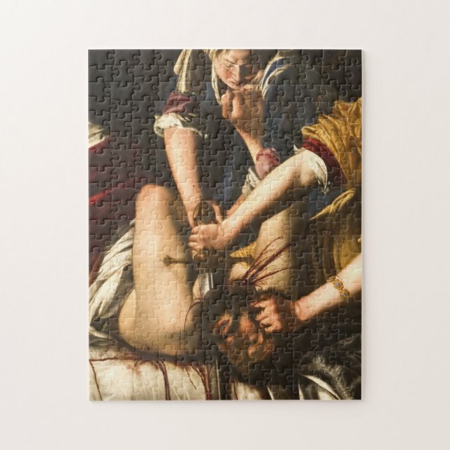 Judith Slay Holofernes - Artemisia Gentileschi Pussel (Vertikal)