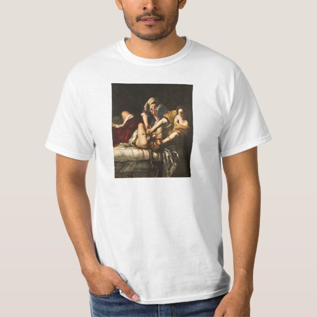 Judith Slay Holofernes - Artemisia Gentileschi T Shirt (Framsida)