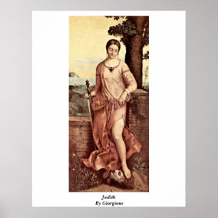 Judith vid Giorgione Poster