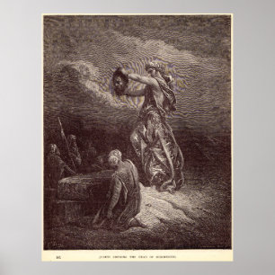 Judith Visar Holofernes Gustave Dore Poster