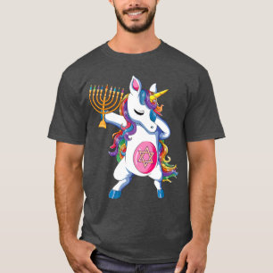 Judnicorn Funny Hanukkah Unicorn Gift Girl T Shirt