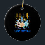 Judnicorn Jewish Unicorn Chanukah Lycklig Hanukkah Julgransprydnad Keramik<br><div class="desc">Det här är en underbar gåva till din familj,  vänner under Hanukkah-helgdag. De kommer att vara lycklig för att få den här gåvan från dig under Hanukkah helgdag.</div>