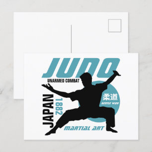 Judo 1882 vykort