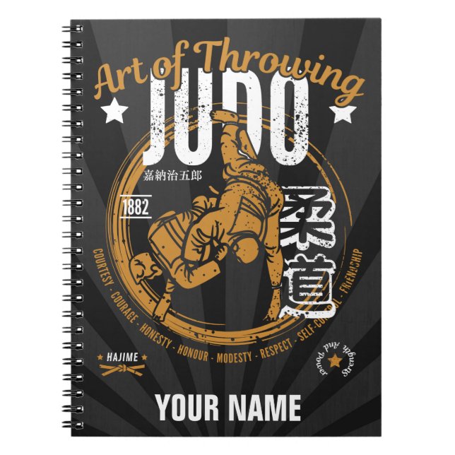 Judo : Art of Throwing Anteckningsbok (Framsidan)