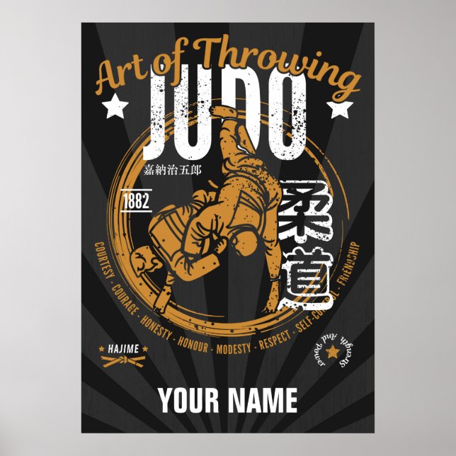 Judo : Art of Throwing Poster (Framsidan)