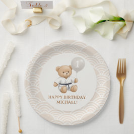 Judo Bear Turns One" – 1st Birthday 【Black-belt】