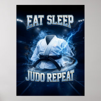 Judo Bootleg Retro Kampsport Poster