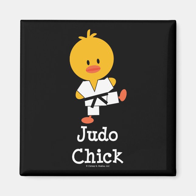 Judo Chick Magnet (Framsidan)