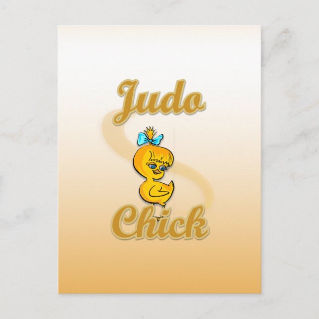 Judo Chick Vykort (Framsida)
