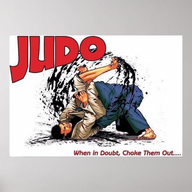 Judo Choke Out Poster (Framsidan)
