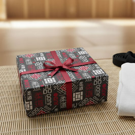 Judo - clean modern geometric pattern presentpapper