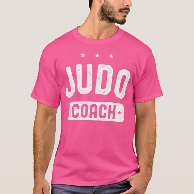 Judo Coach Judo T Shirt (Framsida)