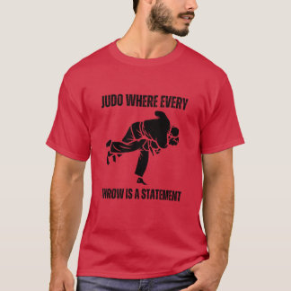 Judo där varje kast är ett statement pojke t shirt