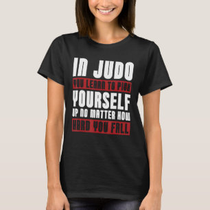Judo Du kan lära dig att bekämpa idrott Karate Jud T Shirt