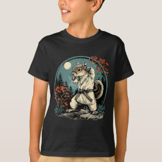 Judo Ekorre Kickboxning Måne Kampsport Judo T Shirt
