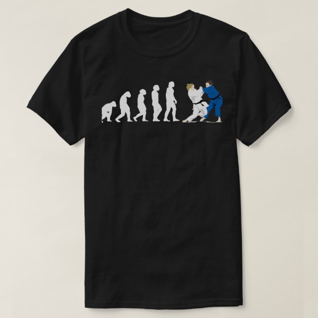 JUDO EVOLUTION JUDO Judoka WOMEN JUDO martialkonst T Shirt (Design framsida)