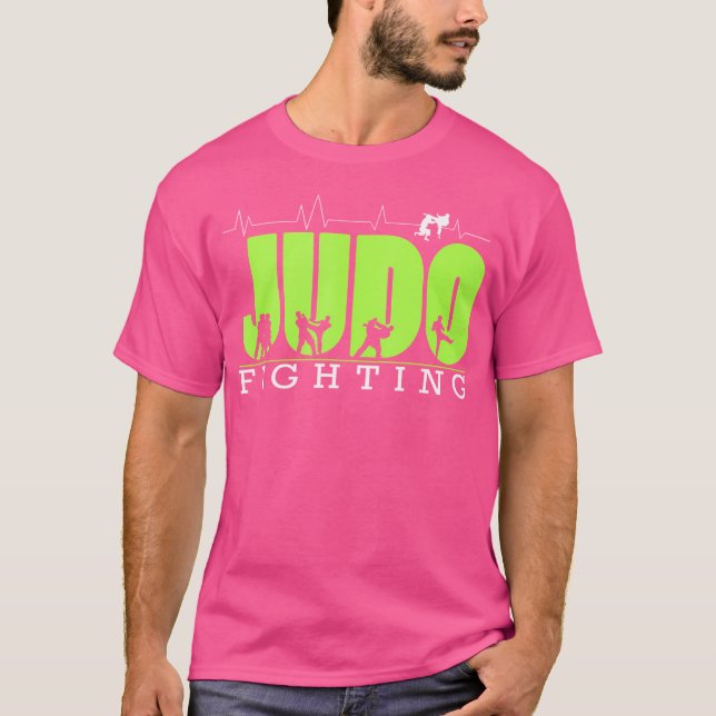 Judo Fighting Sport Training T Shirt (Framsida)