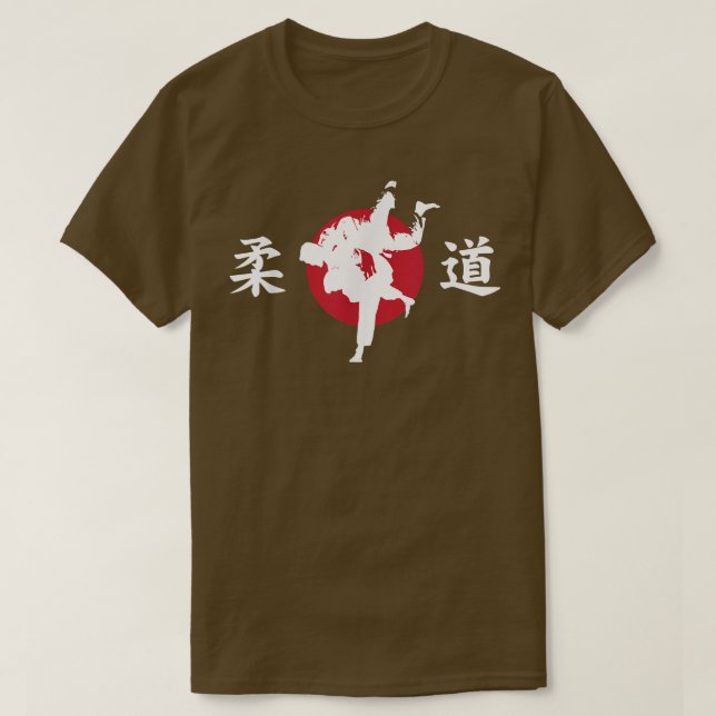 Judo Flagga of Japan Gift T Shirt (Design framsida)