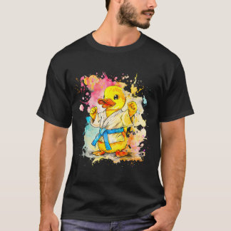 Judo gummi anka natur kickboxning Taekwondo T Shirt