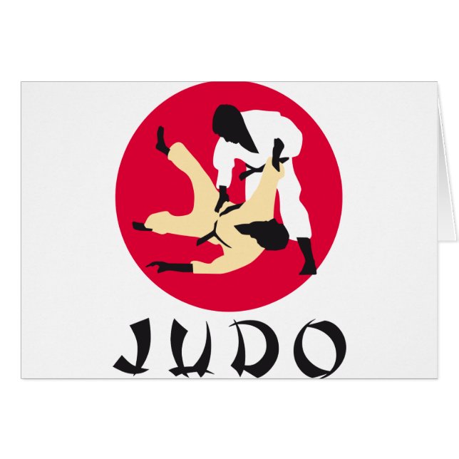Judo Hälsningskort (Framsidan Horizontal)