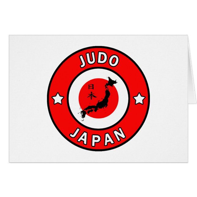 Judo Hälsningskort (Framsidan Horizontal)