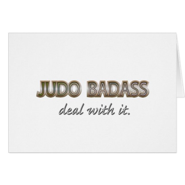 JUDO HÄLSNINGSKORT (Framsidan Horizontal)