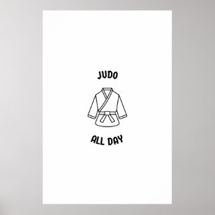 Judo hela dagen poster