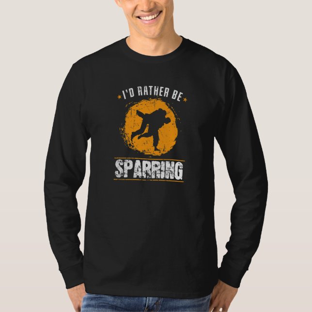 Judo Jag hellre skulle sparsamt T Shirt (Framsida)
